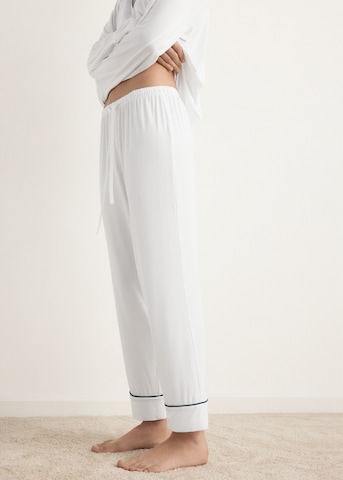 MANGO Pyjama 'Liz' in Weiß