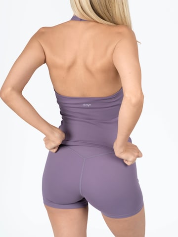 dayr Skinny Leggings 'Essential Shorts' in Purple