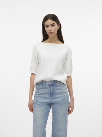 VERO MODA Sweater 'JEMMA' in White: front