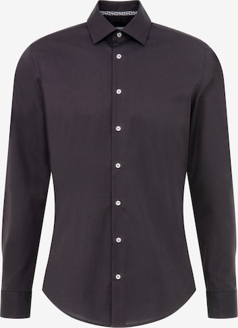 Coupe slim Chemise business SEIDENSTICKER en noir : devant