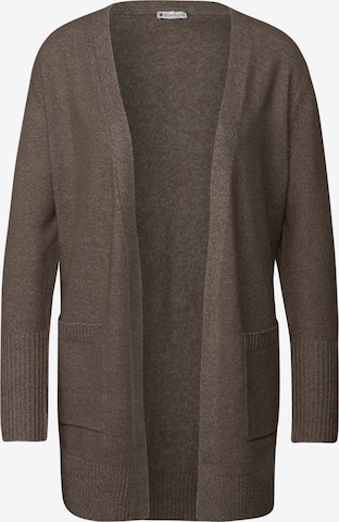 STREET ONE Strickjacke in Braun: Vorderseite