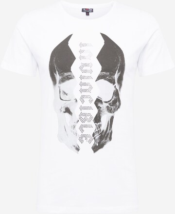 T-Shirt Key Largo en blanc : devant