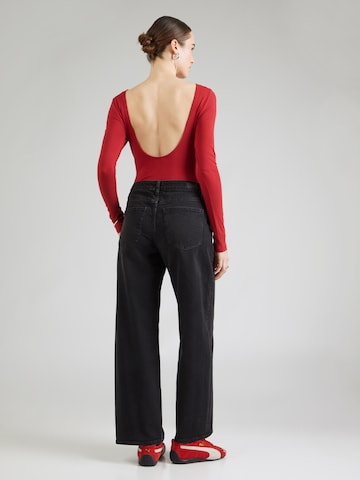 Dawn Wide leg Jeans in Zwart