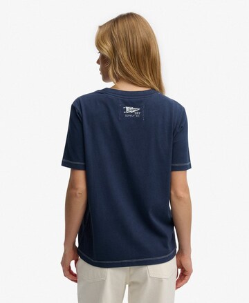 T-shirt 'Heritage Hamptons' Superdry & Co en bleu
