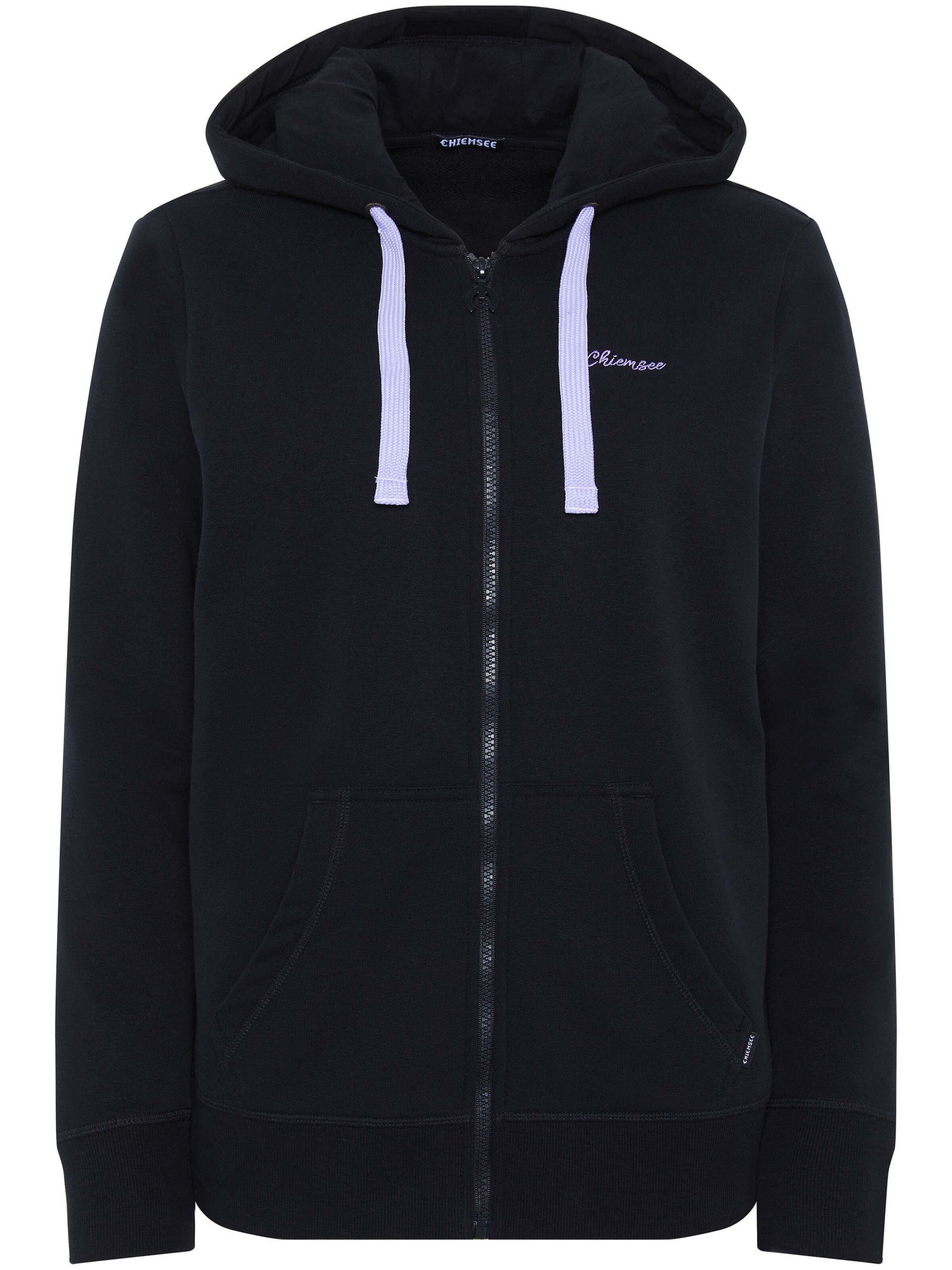CHIEMSEE Sweatjacke in Schwarz: Vorderseite