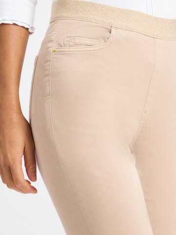 Marc Cain Slimfit Jeggings 'Siena' in Beige