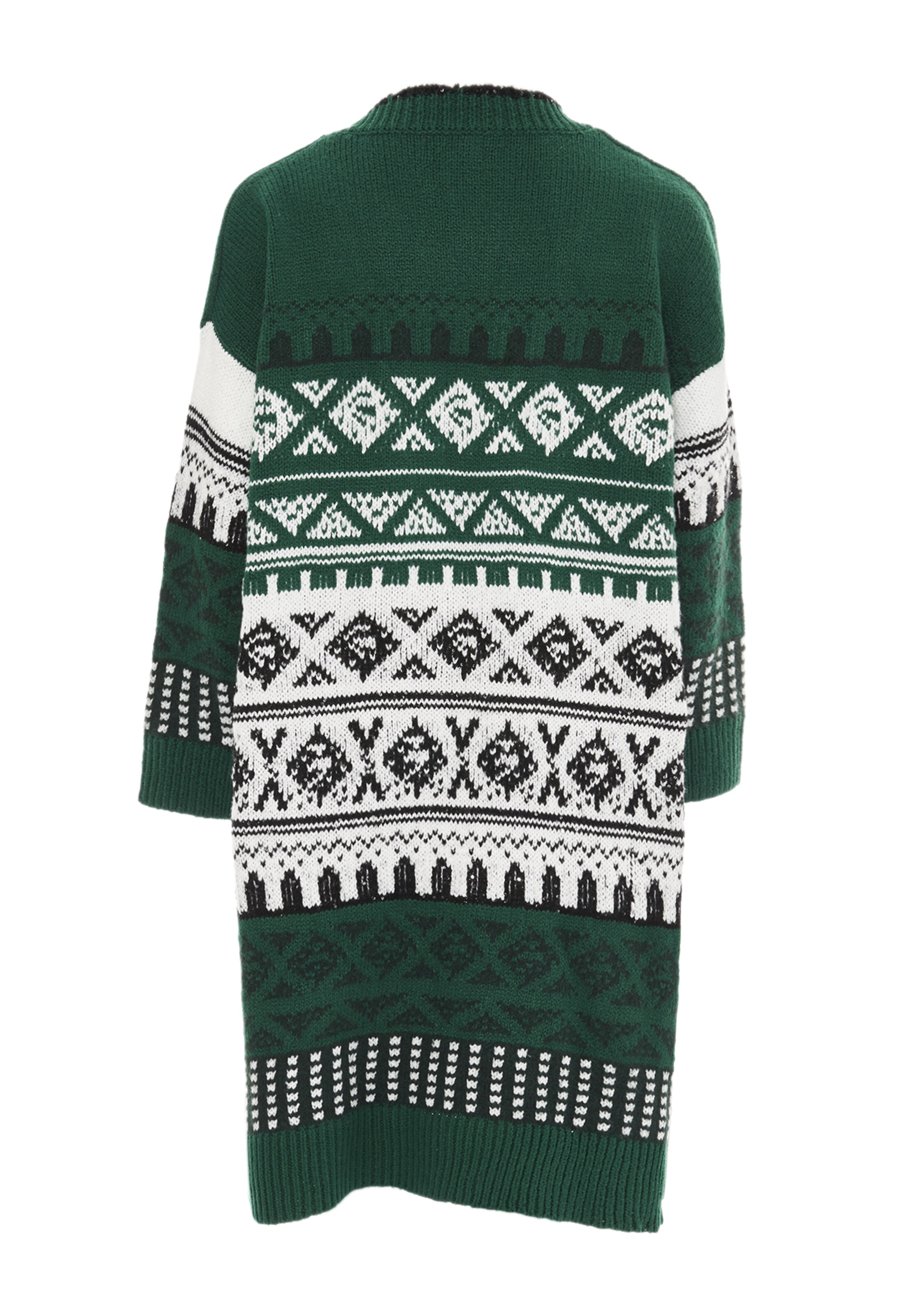 Jalene Плетена жилетка в зелено