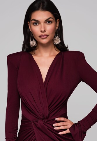 Ombre Evening Dress in Red