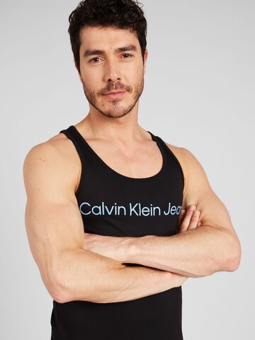 Calvin Klein Jeans Футболка 'INSTITUTIONAL' в Черный