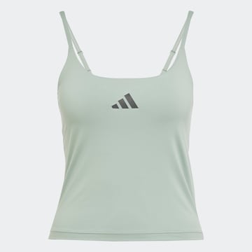Top sportivo 'OPTIME' di ADIDAS PERFORMANCE in verde: frontale