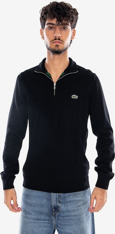 LACOSTE Pullover 'PULLOVER BLACK' i sort: forside