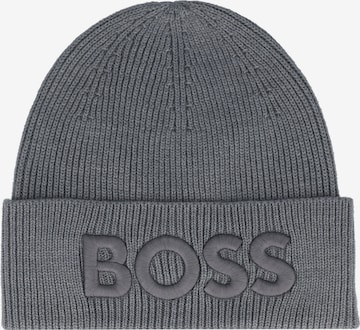 BOSS Beanie 'Afox' in Grey: front
