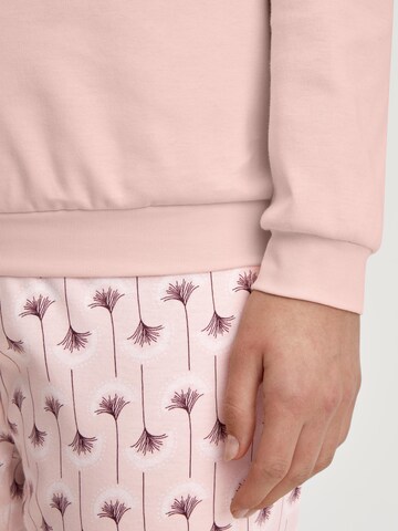 CALIDA Pyjama 'Midnight Flowers'‌ in Pink