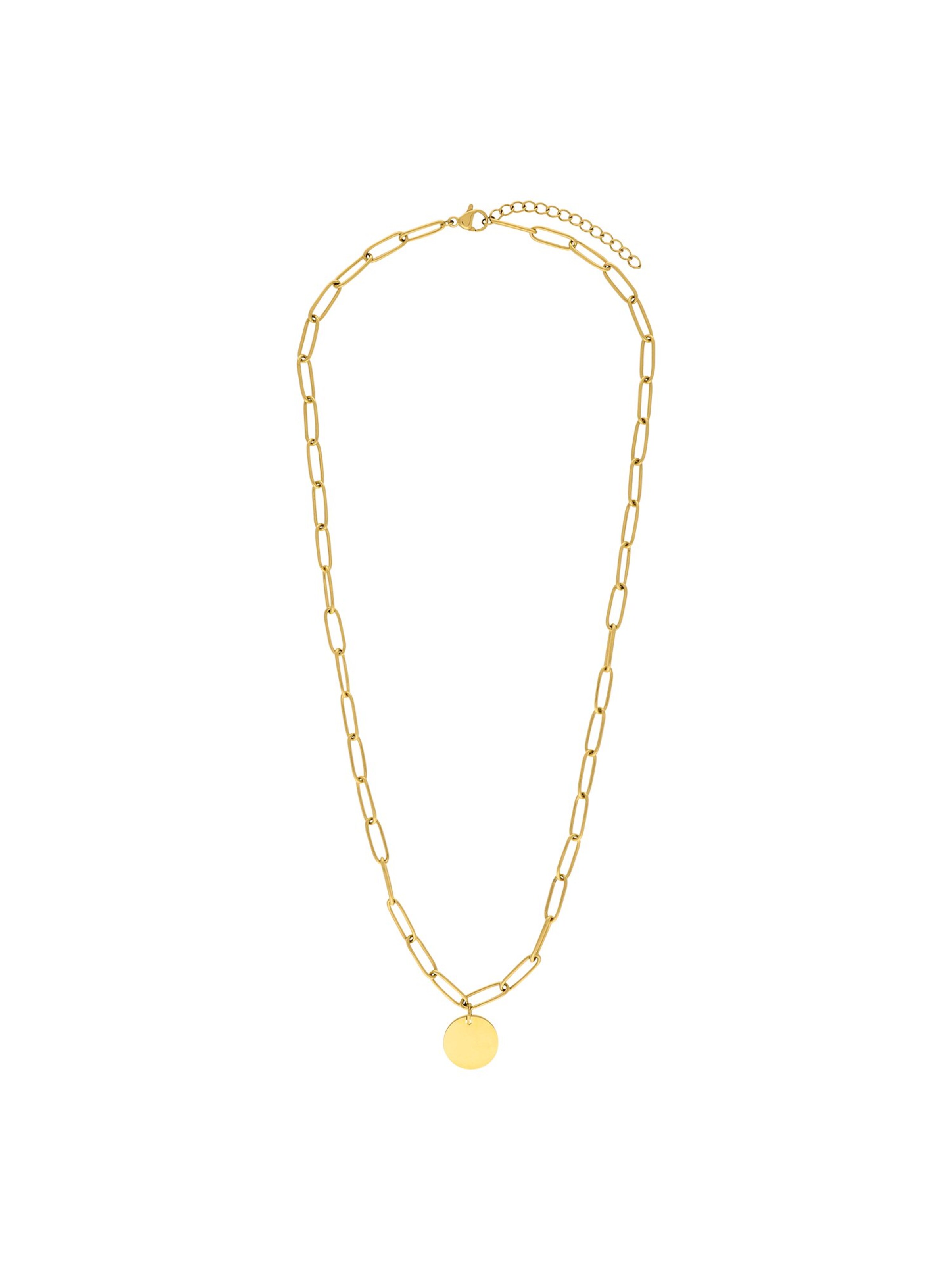 Lucardi Ketting 'Statement' in Goud: voorkant