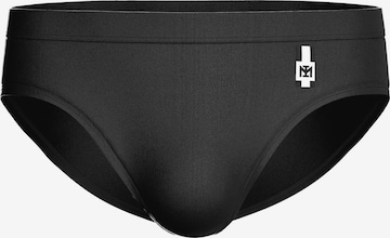 Maillot de bain IMPETUS en noir : devant