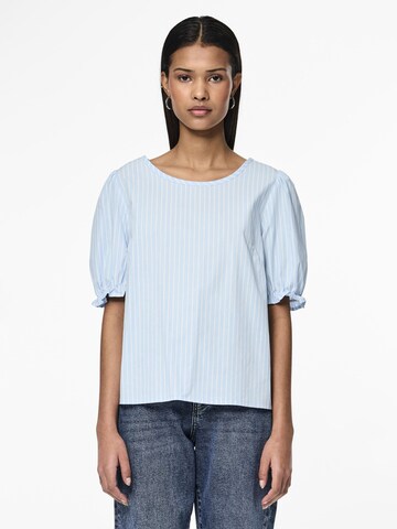 PIECES Blouse 'PCPenny' in Blue: front