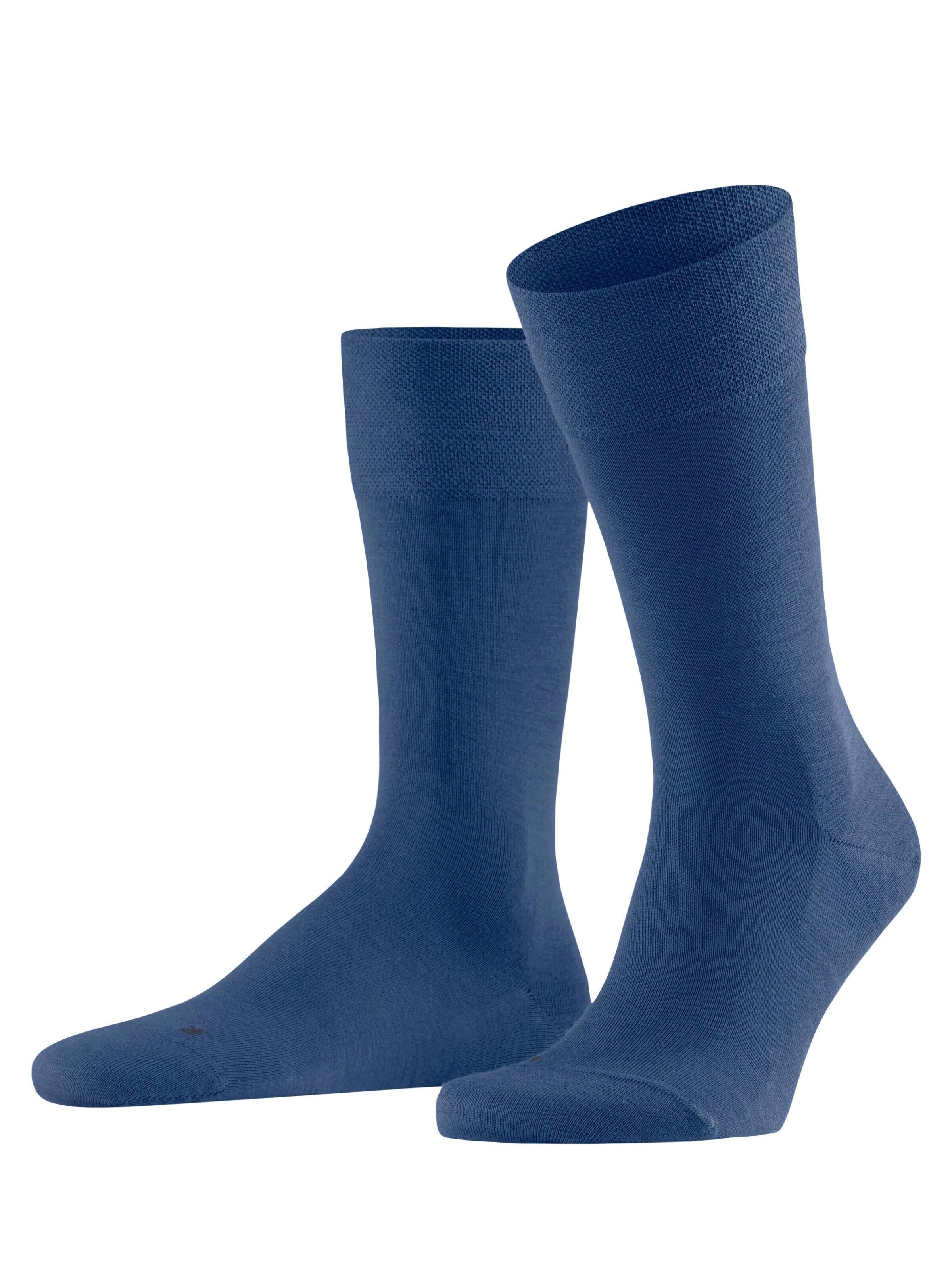 FALKE Socken 'Sensitive Berlin'‌‌‌‌‌‌‌‌‌ in Blau: Vorderseite
