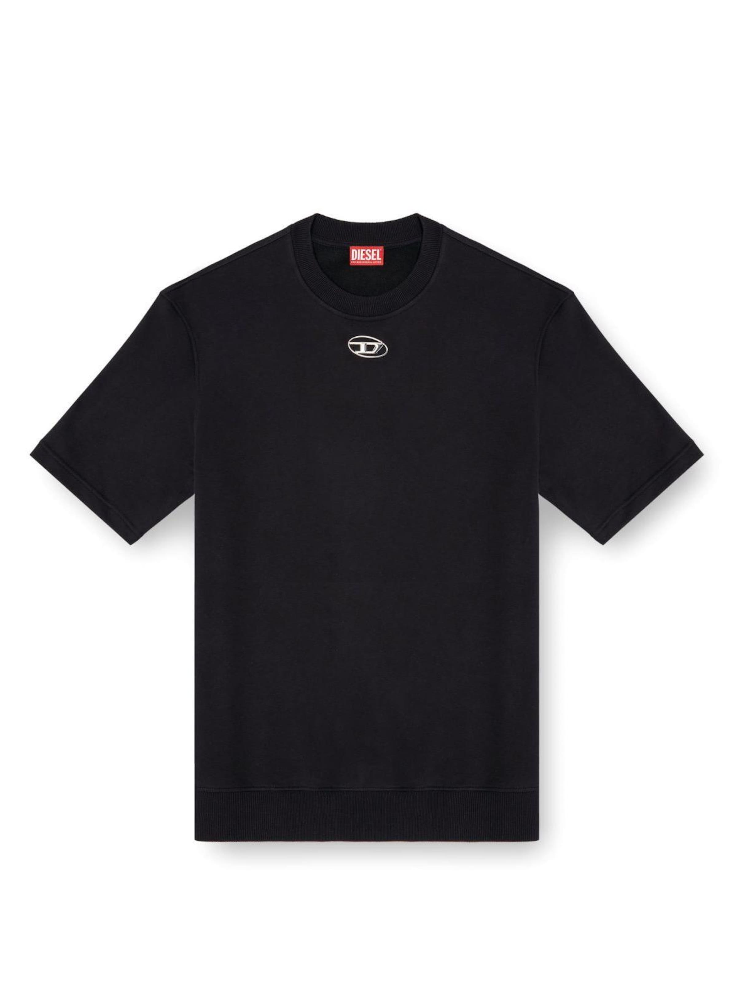 DIESEL - Sudadera en negro: frente