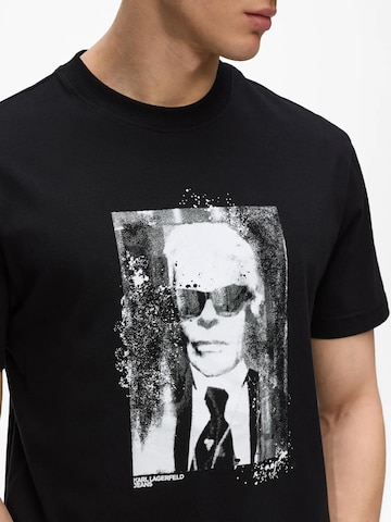 KARL LAGERFELD JEANS Koszulka w kolorze czarny