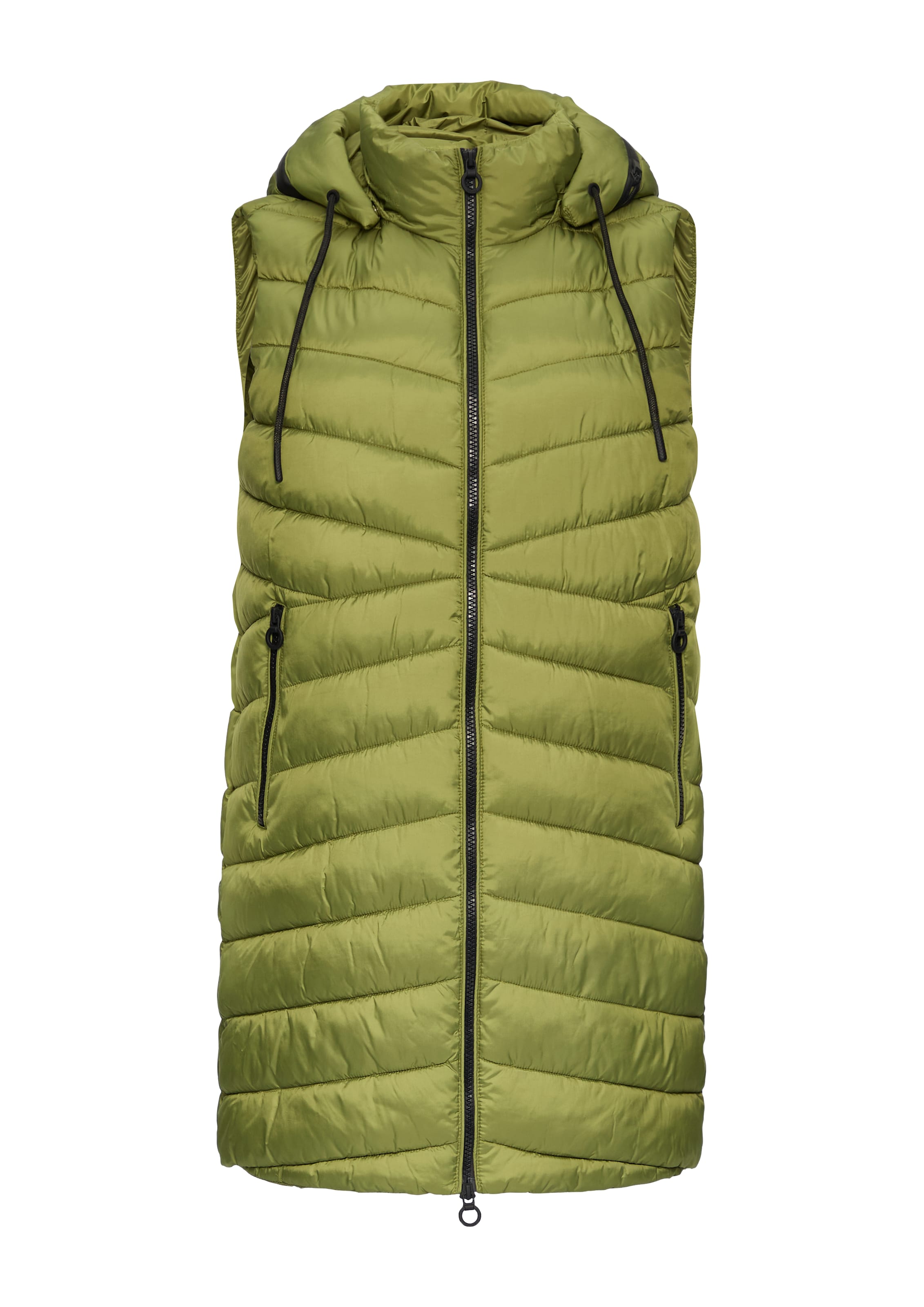 s.Oliver Bodywarmer in Groen: voorkant