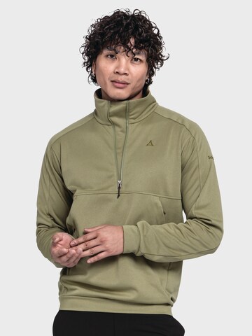 Schöffel Sweater ' Urban CIRC Fleece Style Baguio MNS ' in Green: front