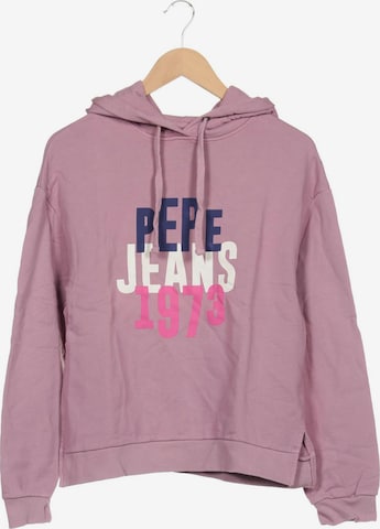Pepe Jeans Sweatshirt & Zip-Up Hoodie in S in Purple: front