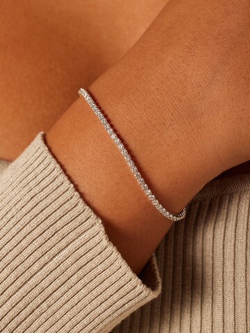Lucardi Bracelet 'Klassisch' in Silver: front