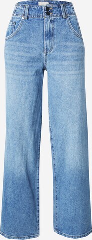 VILA ROUGE Wide leg Jeans in Blauw: voorkant