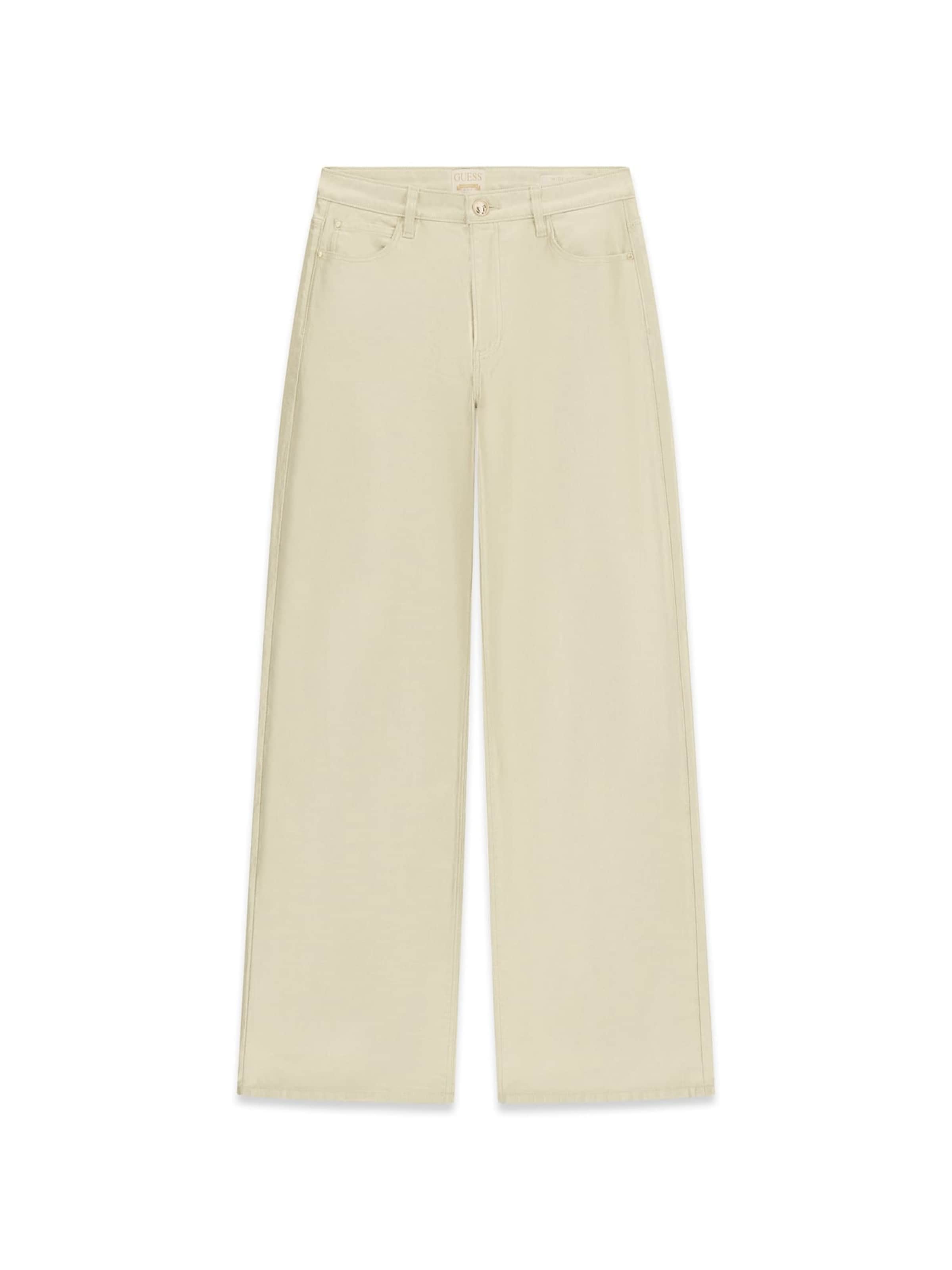 GUESS Wide leg Jeans in Gold: front