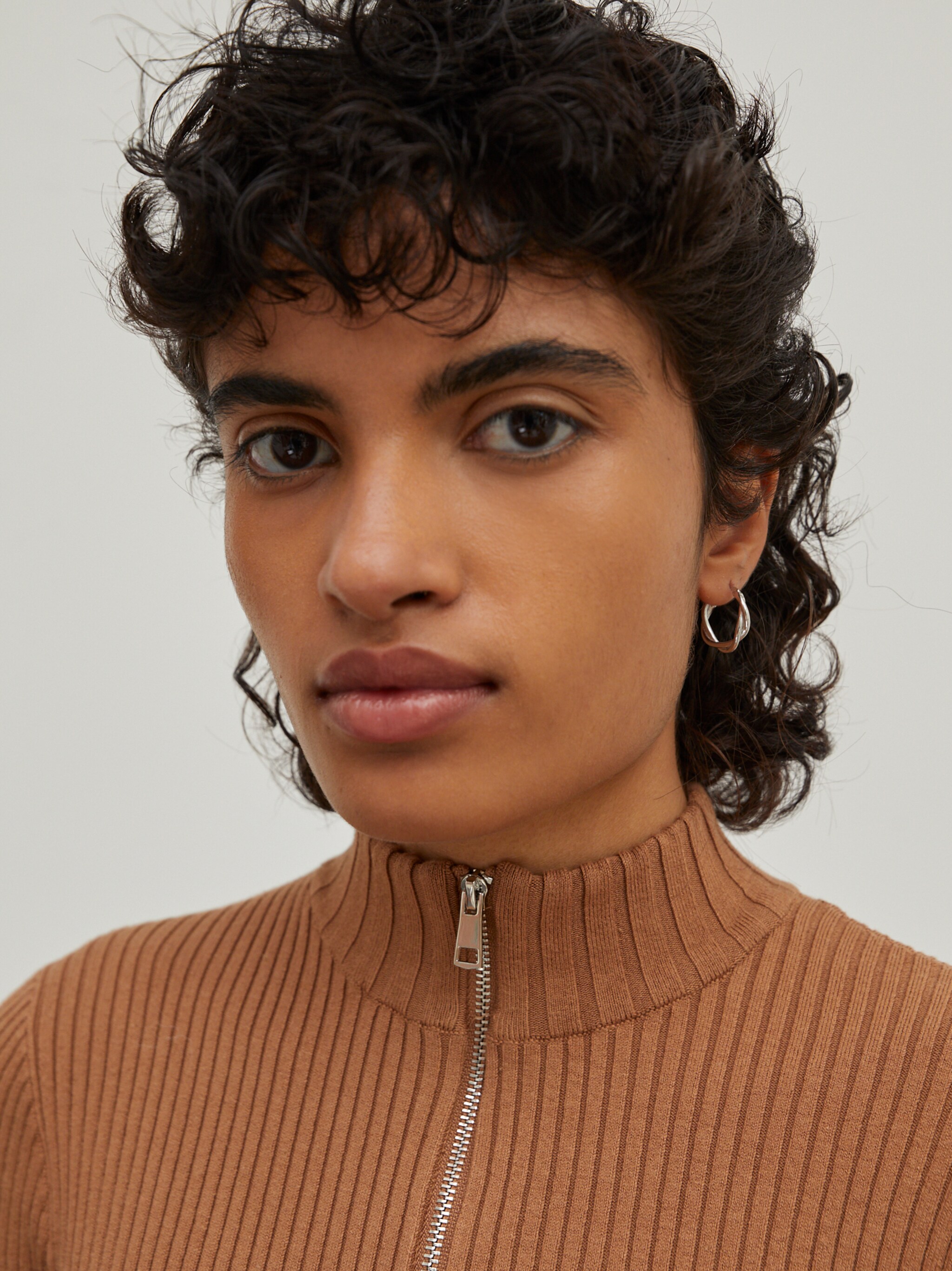 EDITED Produits Pull-over 'Alison' marron