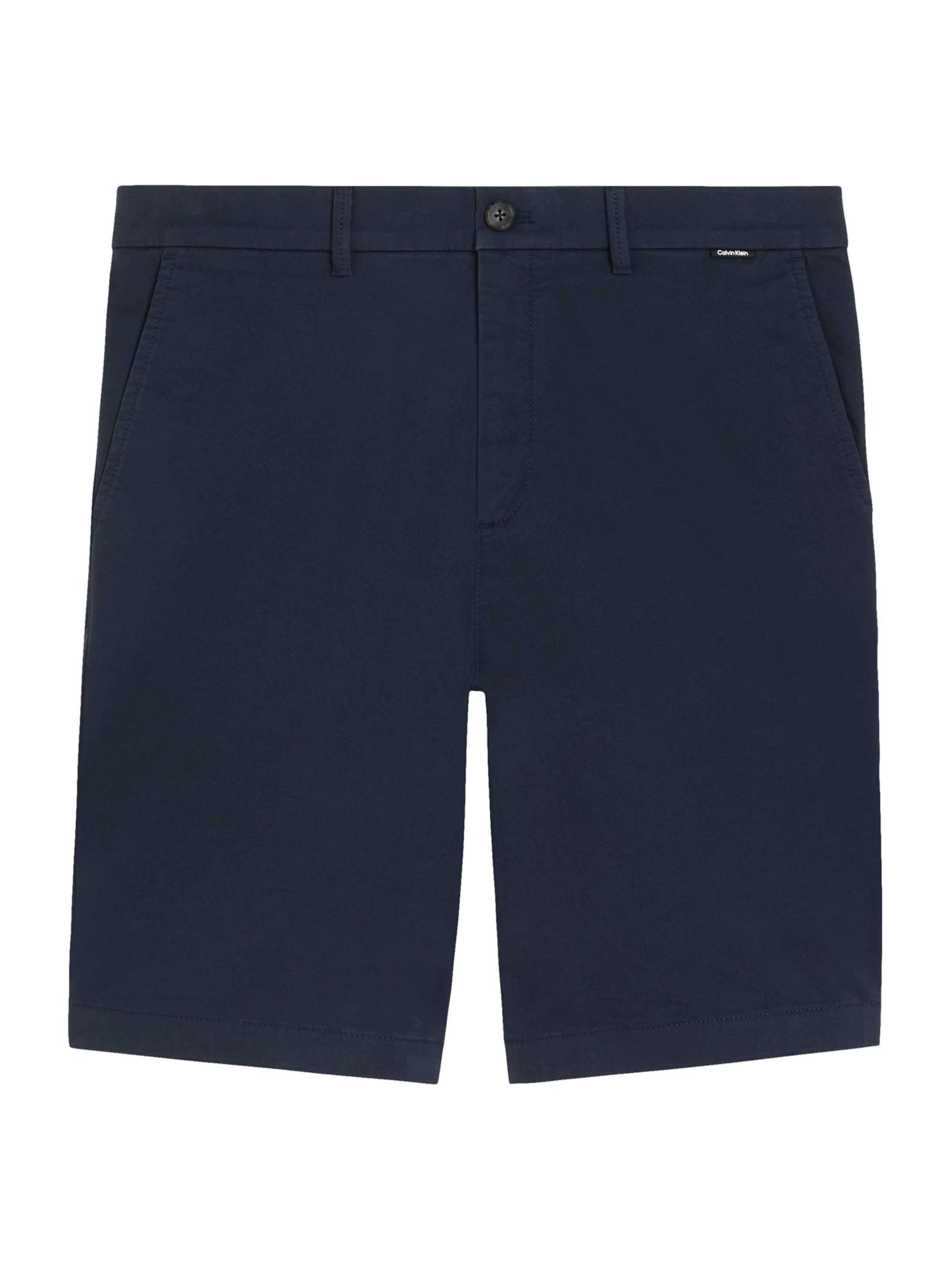 Calvin Klein Big &amp; Tall regular Παντελόνι τσίνο σε μπλε: μπροστά