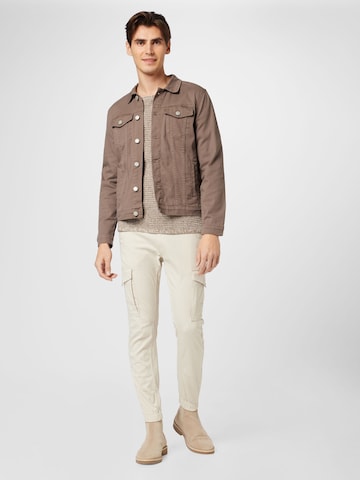 JACK & JONES Pulover 'Phil' | rjava barva