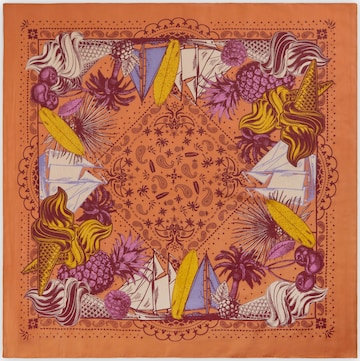Foulard CODELLO en orange : devant