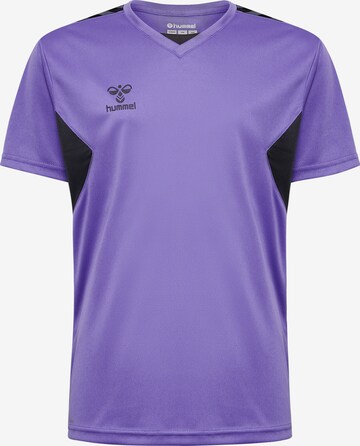 T-Shirt fonctionnel 'Authentic' Hummel en violet : devant