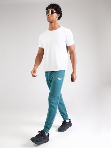 PUMA Tapered Urheiluhousut 'ESS No. 1' värissä vihreä