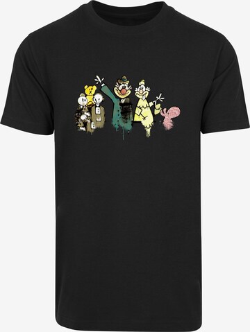 T-Shirt 'Cartoon Royals' Merchcode en noir : devant