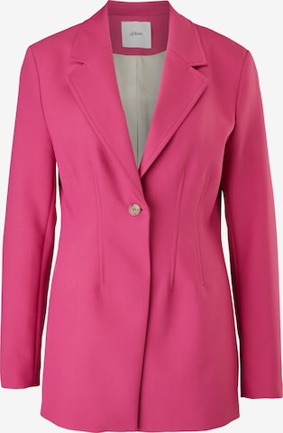 Blazer s.Oliver BLACK LABEL en rose : devant