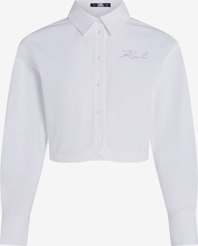 Karl Lagerfeld Μπλούζα σε ασημί / λευκό, Άποψη προϊόντος