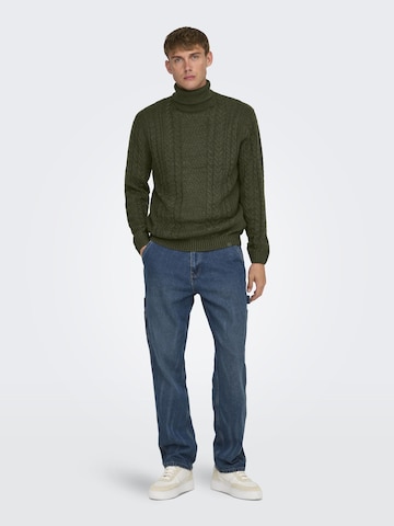 Only & Sons - Jersey 'FLETCHER' en verde