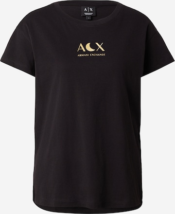 ARMANI EXCHANGEMajica - crna boja: prednji dio