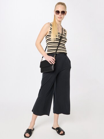 mbym - Pierna ancha Pantalón 'Anjelica' en negro