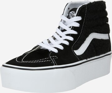 Baskets hautes VANS en noir : devant