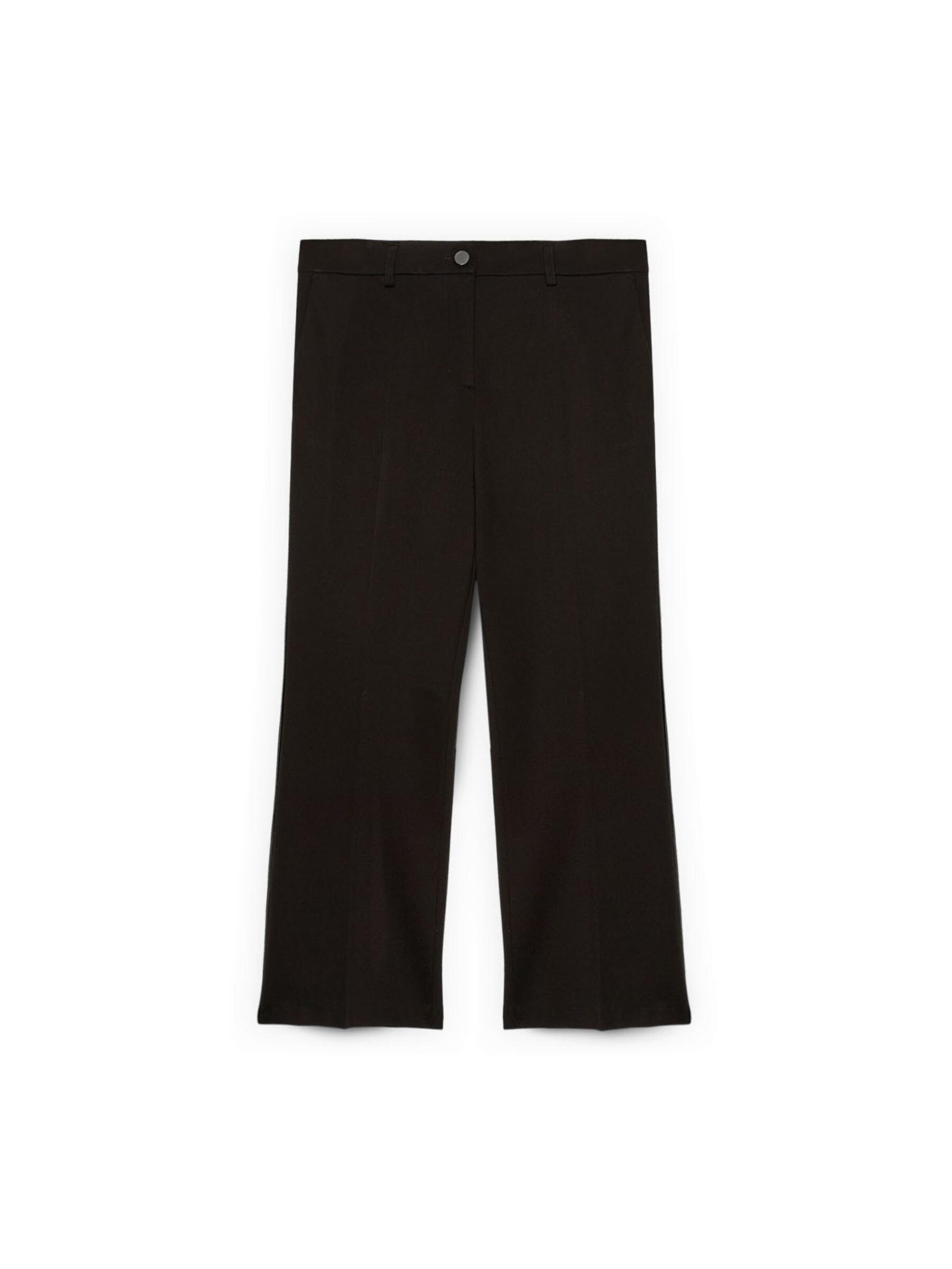 évasé Pantalon Fiorella Rubino en noir : devant