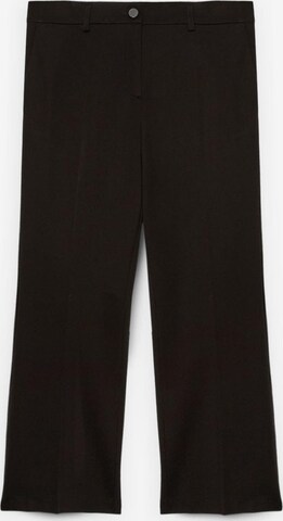 évasé Pantalon Fiorella Rubino en noir : devant