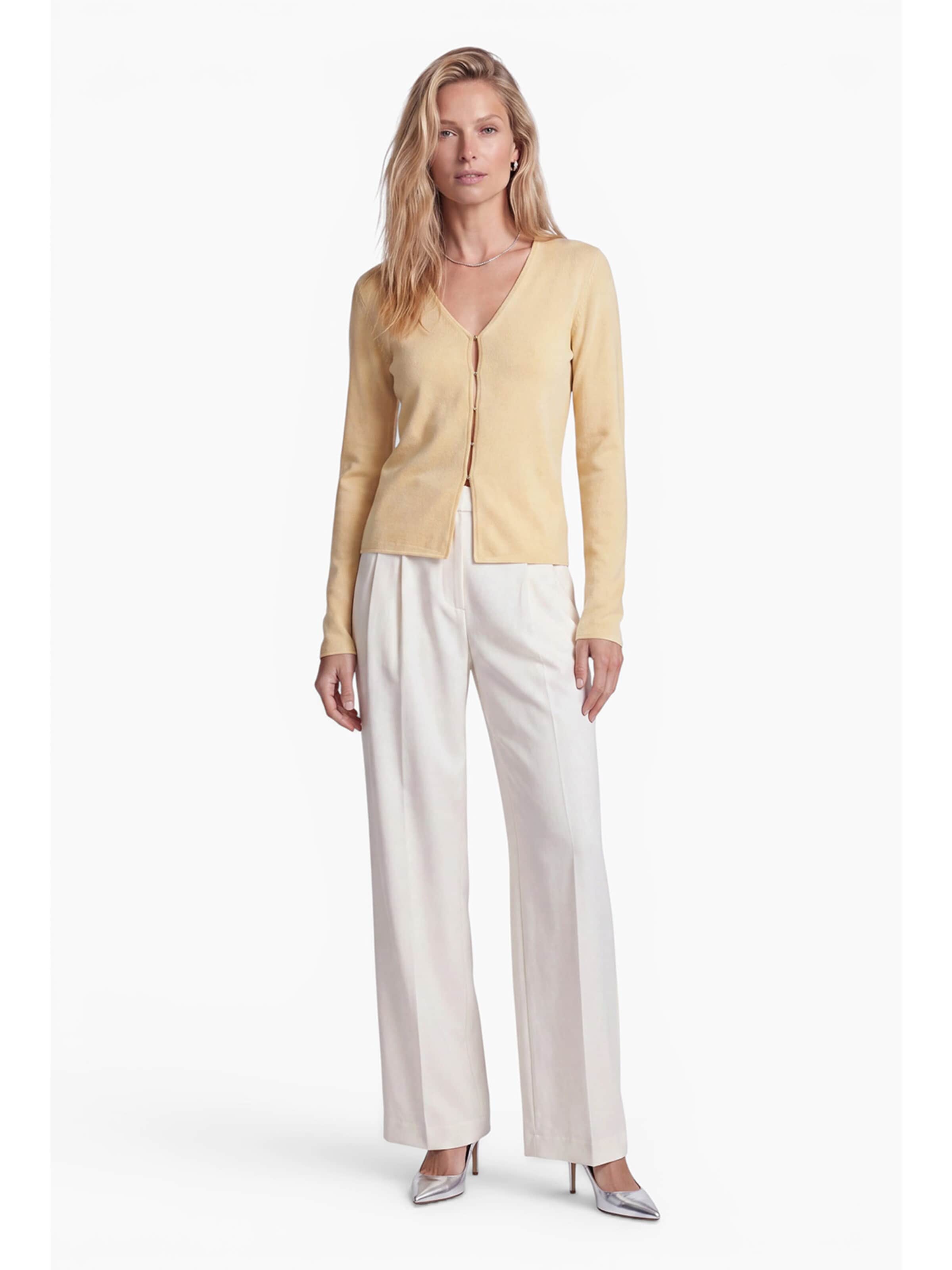 Cardigan 'Letizia' Anse Victorin en jaune