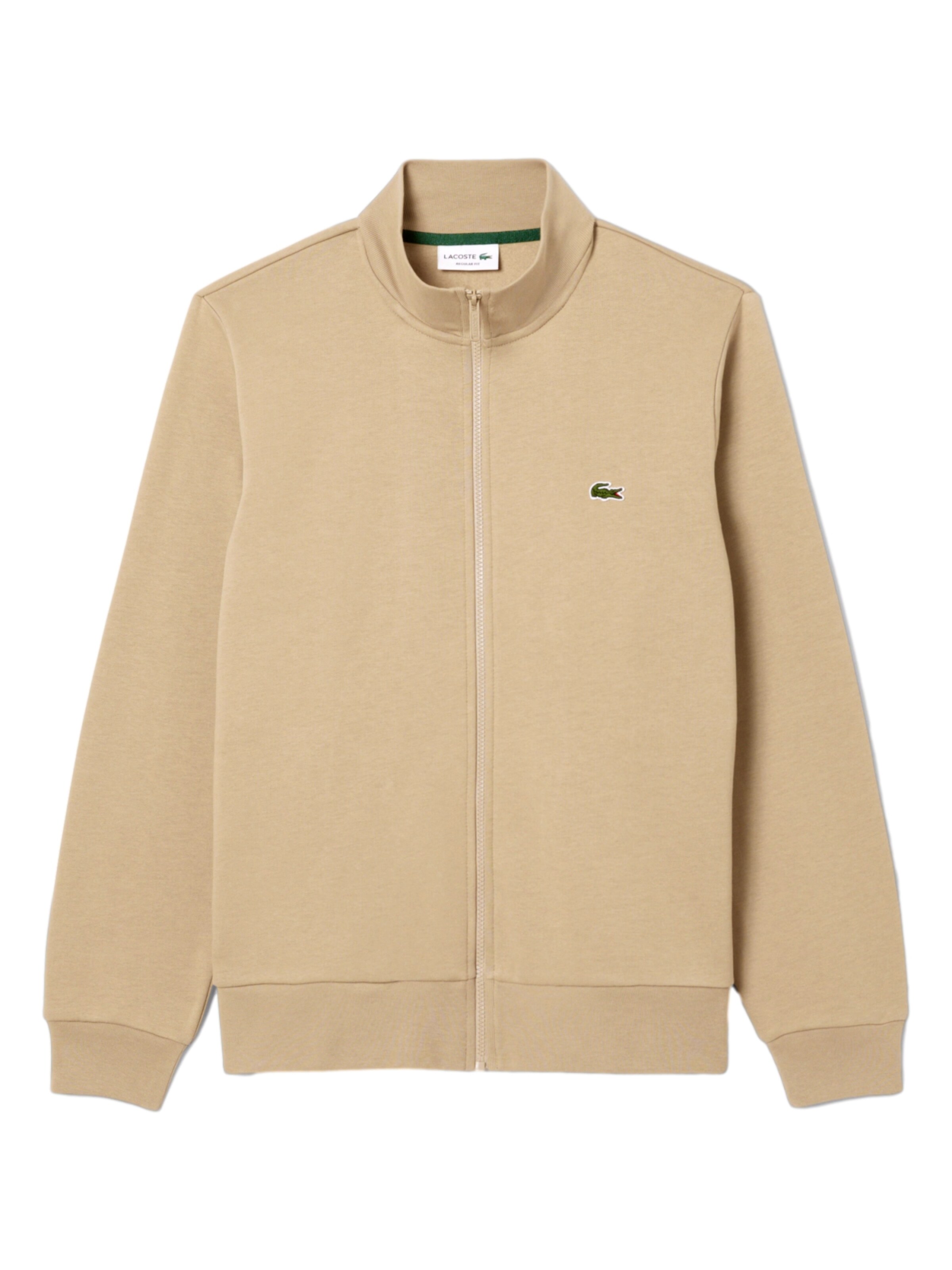 Giacca di felpa di LACOSTE in beige: frontale