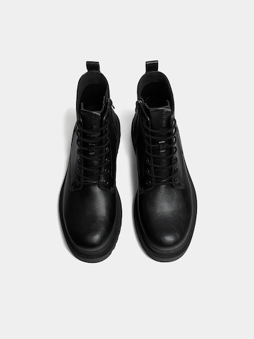 Pull&Bear Lace-up boots in Black