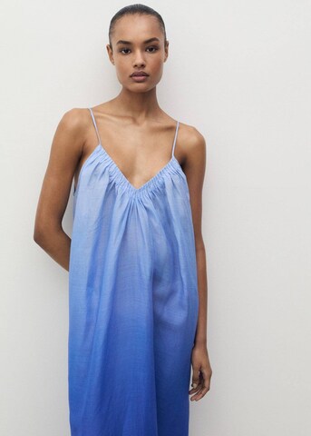 MANGO Nightgown 'Spring' in Blue