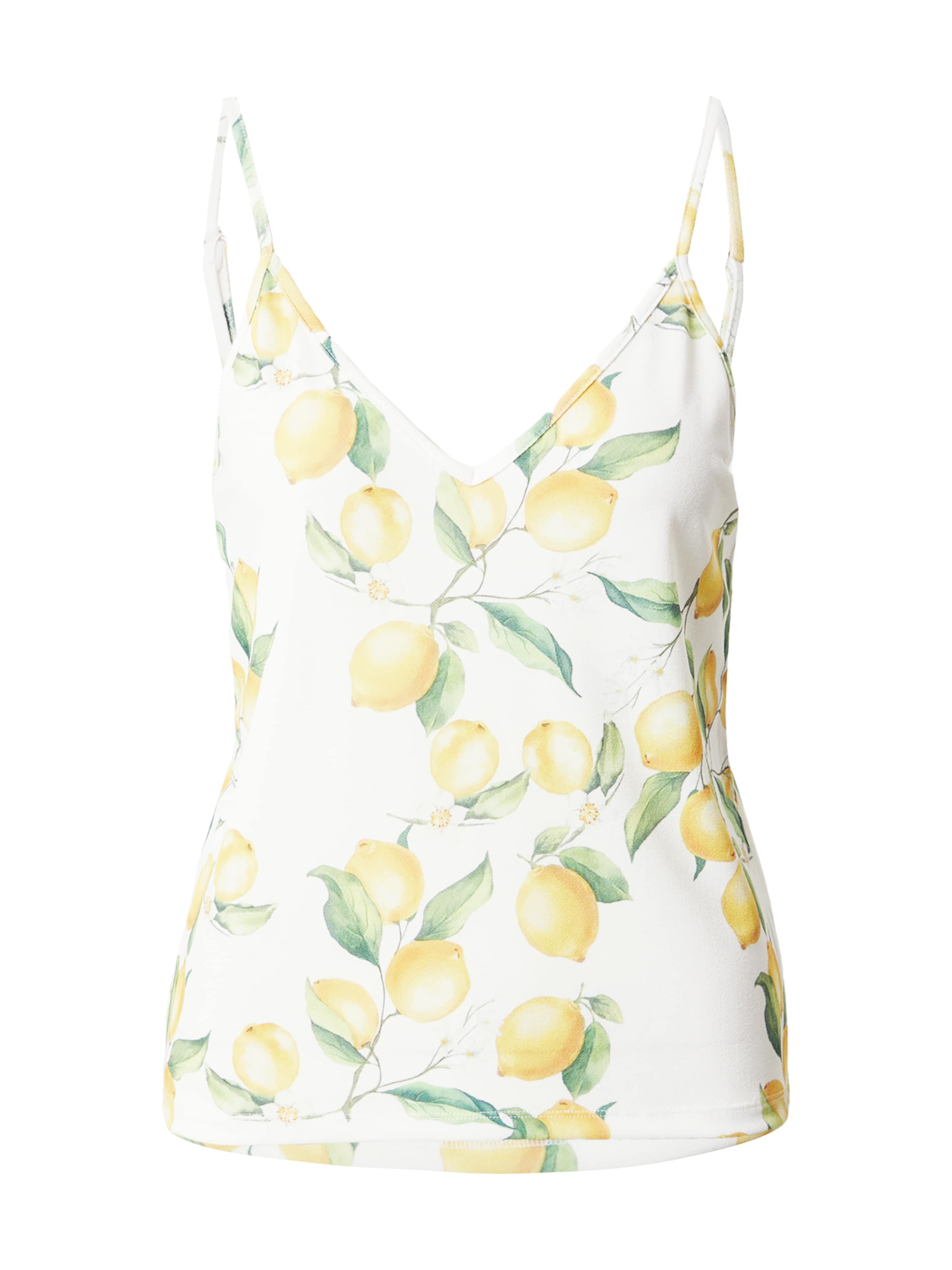 Top 'Hellena' di ABOUT YOU in bianco: frontale