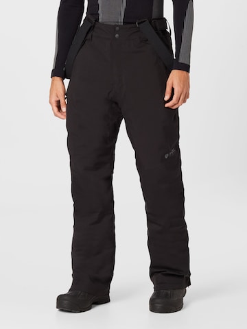 PROTEST Regular Outdoor trousers 'Miikka' in Black: front